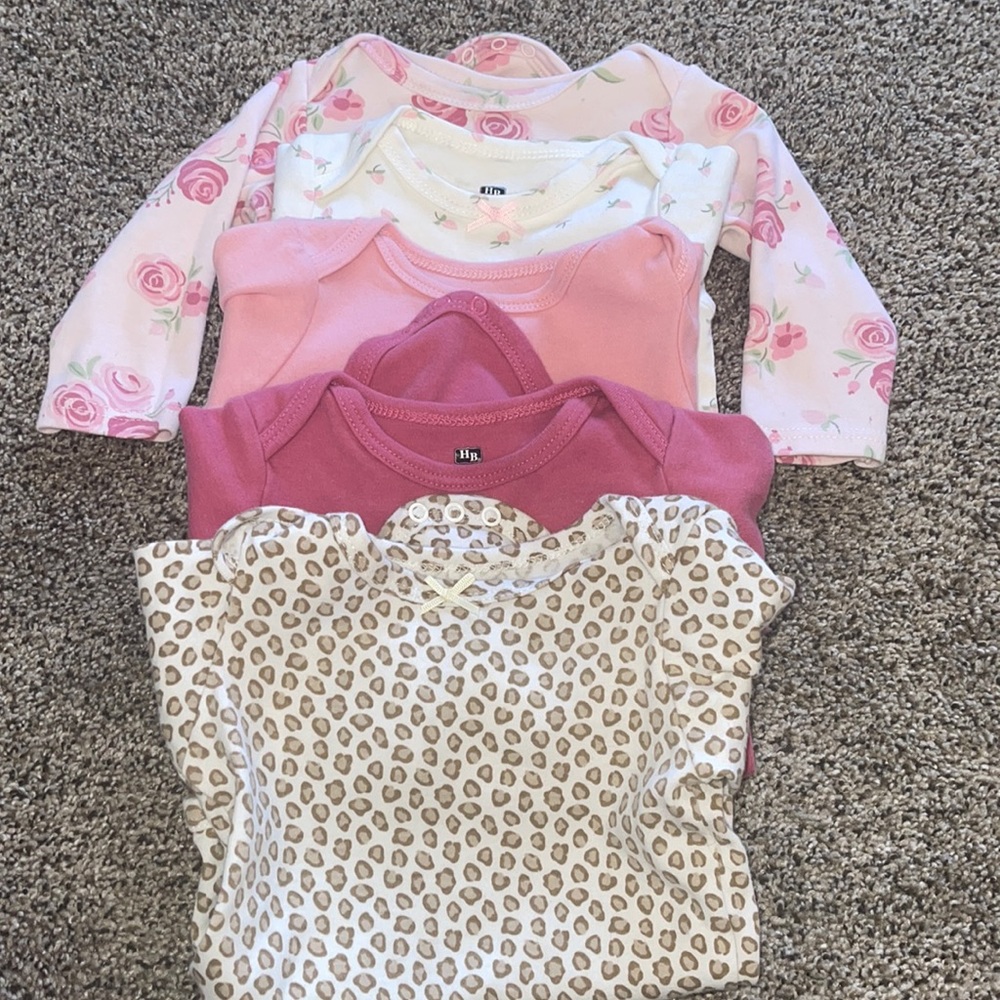 Hudson Baby Cotton Long-Sleeve Bodysuits
